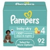 Count: 92, Diaper Size: Size 4