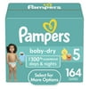 Count: 164, Diaper Size: Size 5