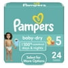 Count: 24, Diaper Size: Size 5