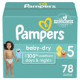 thumbnail image 1 of Pampers Baby-Dry Diapers Size 5, 78 Count, 1 of 3