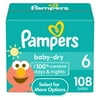 Count: 108, Diaper Size: Size 6
