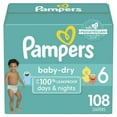 thumbnail image 1 of Pampers Baby-Dry Diapers Size 6, 108 Count, 1 of 3
