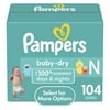 Count: 104, Diaper Size: Newborn