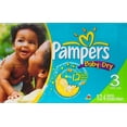 thumbnail image 1 of Pampers Baby Dry Diapers, Super Pack, Size 3, 124 Count, 1 of 5