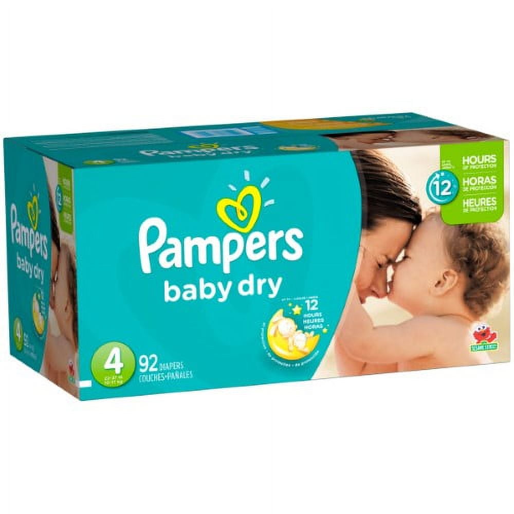 PAMPERS Baby-dry Couches taille 2 (4-8kg) 12h de protection 120