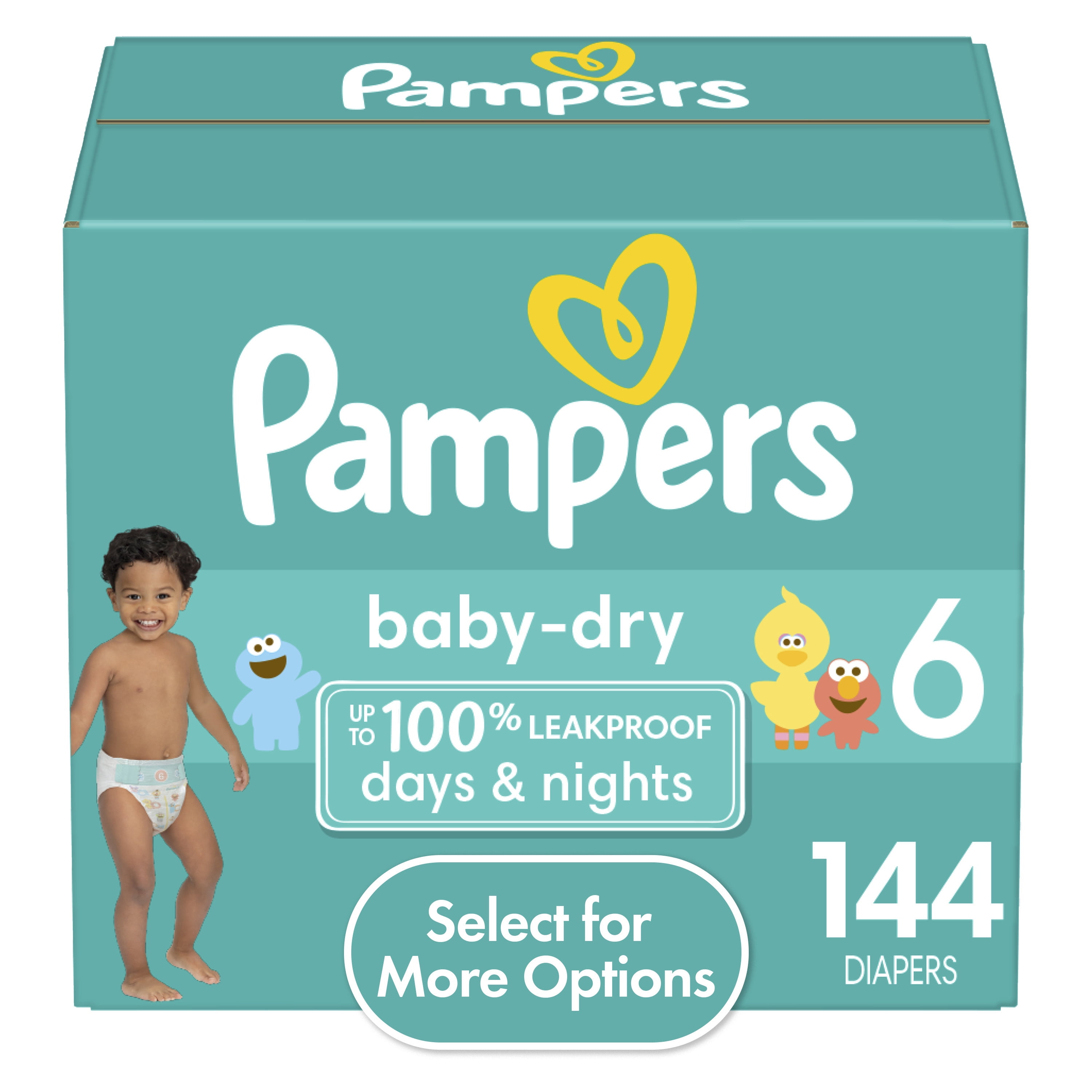 Pampers Couches Baby Dry Extra Large taille 6