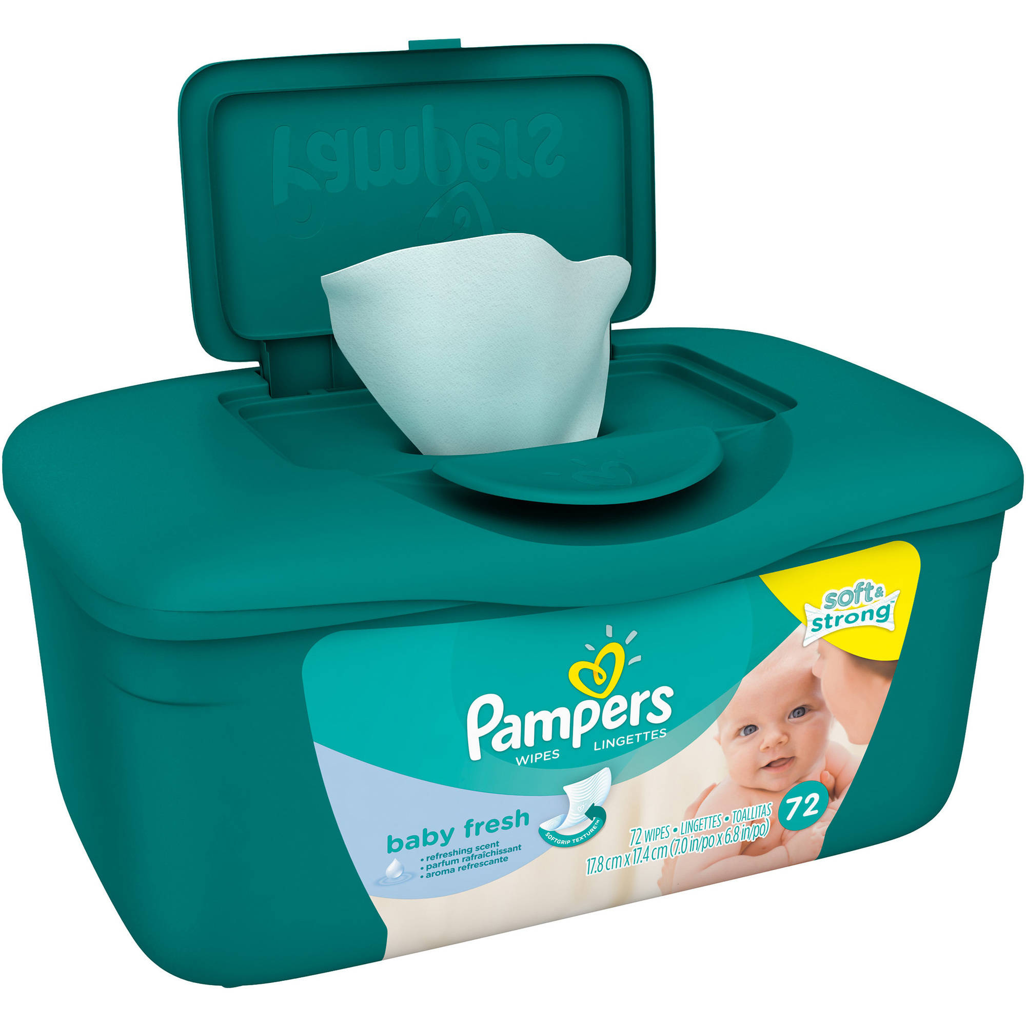 Pampers Baby Wipes, Baby Fresh 1 Pack, 72 Total Wipes - image 1 of 5