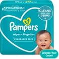 Pampers Baby Wipes, Fragrance Free (Choose Your Count)