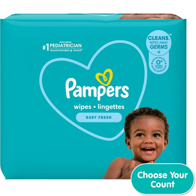 Pampers Baby Wipes Fresh Scented 10X Pop-Top Packs 800 Count