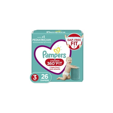 Pampers Swaddlers new style Diapers 3 size - Walmart.com