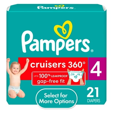 Pampers Cruisers 360 Fit Diapers, Active Comfort, Size 5, 52 ct