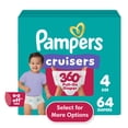 thumbnail image 1 of Pampers Cruisers 360 Baby Diapers Size 4, 64 Count (Select for More Options), 1 of 16
