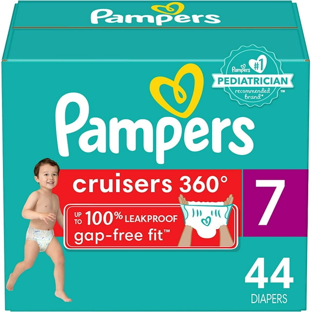 Pampers Cruisers 360 Diapers Size 7 44 Count