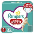 Pampers Cruisers 360 Fit Active Comfort Diapers, Size 4, 25 Ct