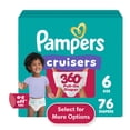 thumbnail image 1 of Pampers Cruisers 360 Baby Diapers Size 6, 76 Count (Select for More Options), 1 of 15