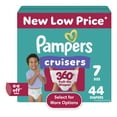 thumbnail image 1 of Pampers Cruisers 360 Baby Diapers Size 7, 44 Count (Select for More Options), 1 of 12