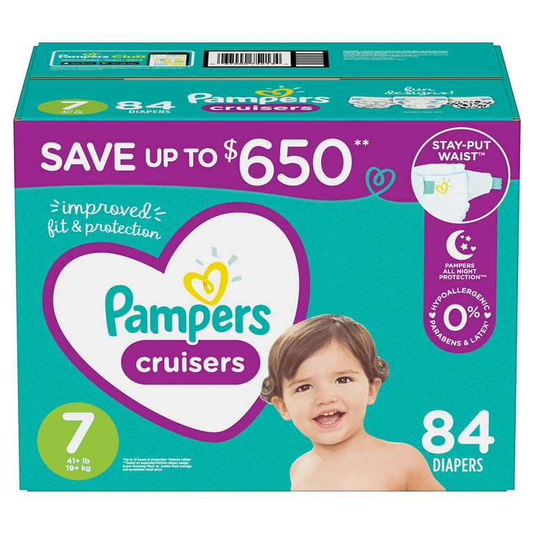 Pampers Cruisers Diapers Size 7 84 Ct.