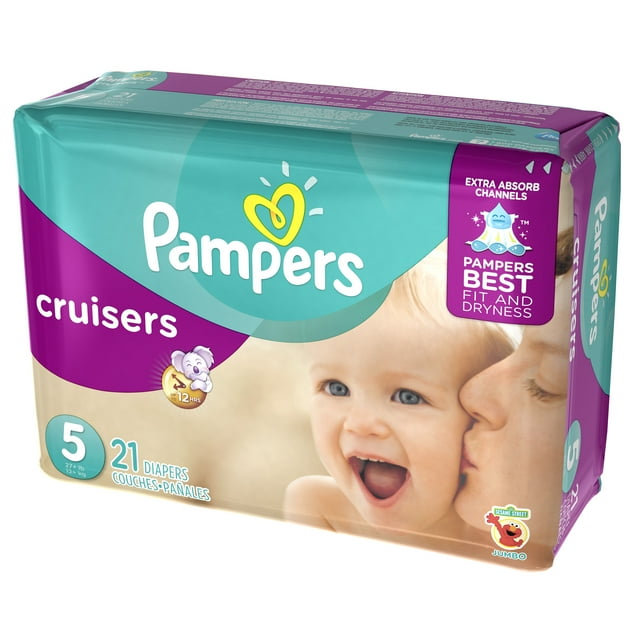 Pampers Cruisers Size 5 Jumbo Pack - Walmart.com