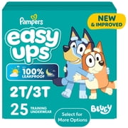 Pampers Easy Ups Bluey Potty Training Pants Size 2T-3T, 25 Count Select for More Options