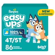 Pampers Easy Ups Bluey Potty Training Pants Boys Size 6 4T-5T, 86 Count Select for More Options