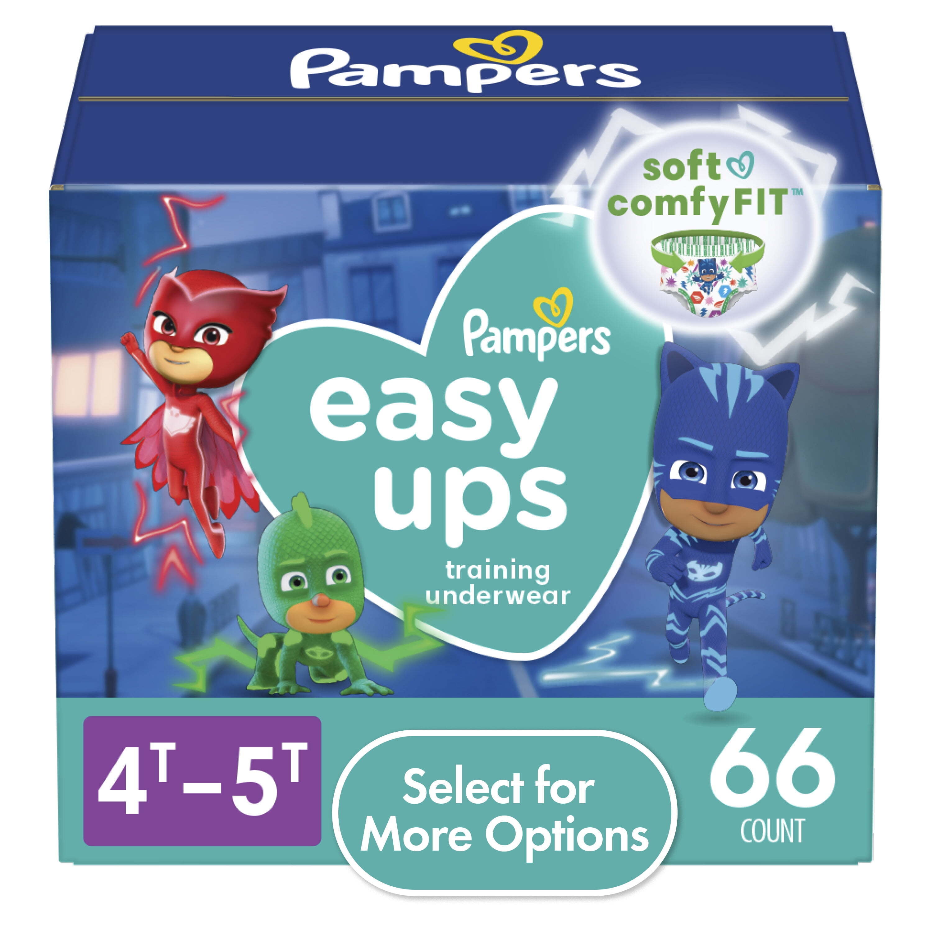 Pampers Easy Ups Bluey Training Pants Toddler Boys Size 4T/5T 66 Count