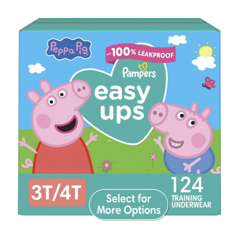 Pampers Easy Ups Training Underwear Peppa Pig Size (3T4T), 124