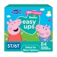 thumbnail image 1 of Pampers Easy Ups Peppa Potty Training Pants Girls Size 5T-6T, 84 Count (Select for More Options), 1 of 13
