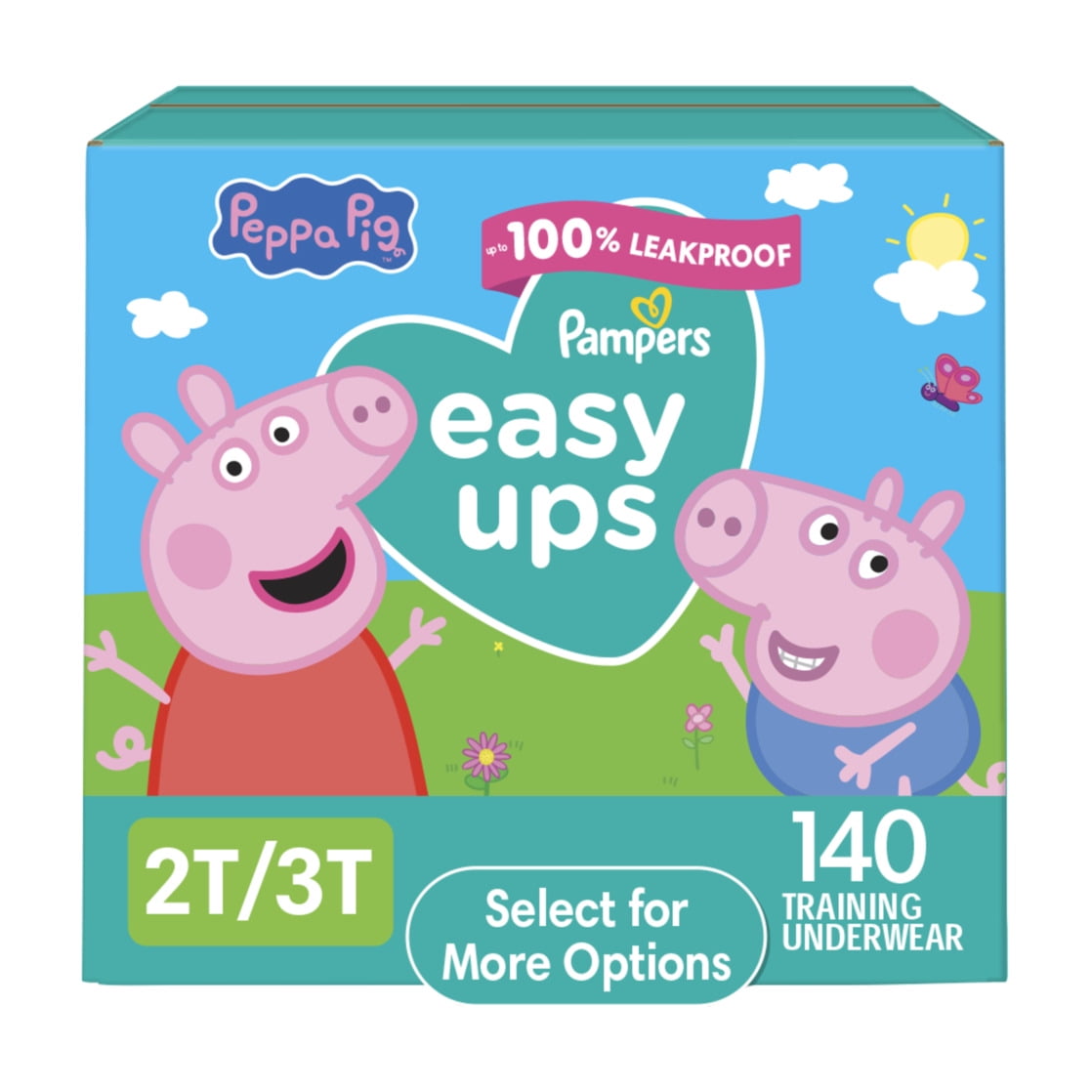 Free Shipping! Pampers Easy Ups Potty Training Pants Girls Size 2T