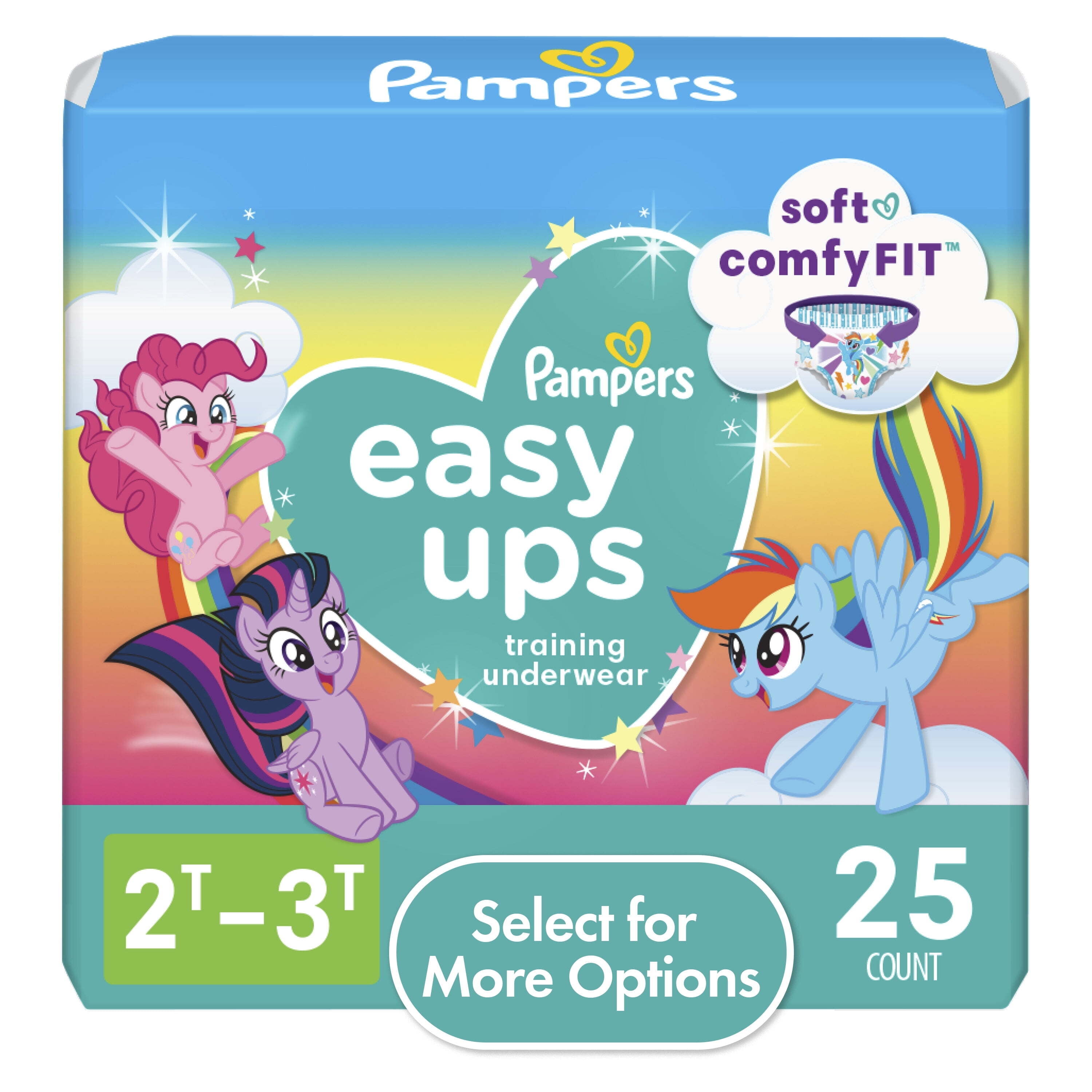 Pampers Easy Ups Girls Training Pants - Size 2T/3T - UK