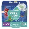 Pampers Easy Ups PJ Mask Training Underwear Toddler Boys Size 4T/5T  Count (Select for More Options)