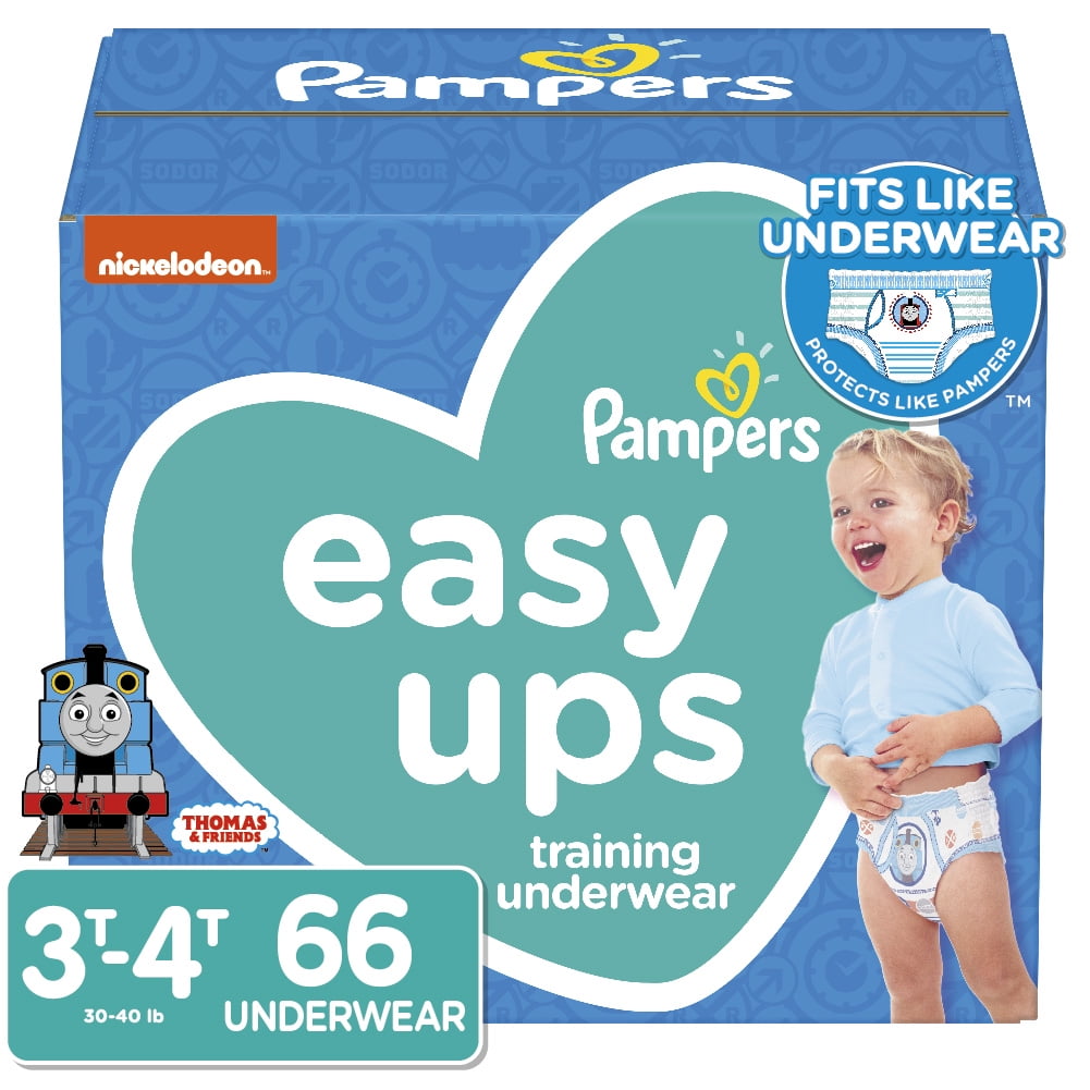 Pampers Easy Ups Training Pants Boys and Girls, 3T-4T (Tamanho 5