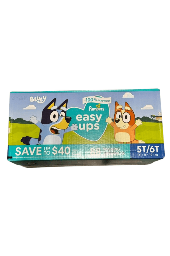 Easy Ups Training Underwear Bluey Size 5T-6T (41+ lb) 88 CT