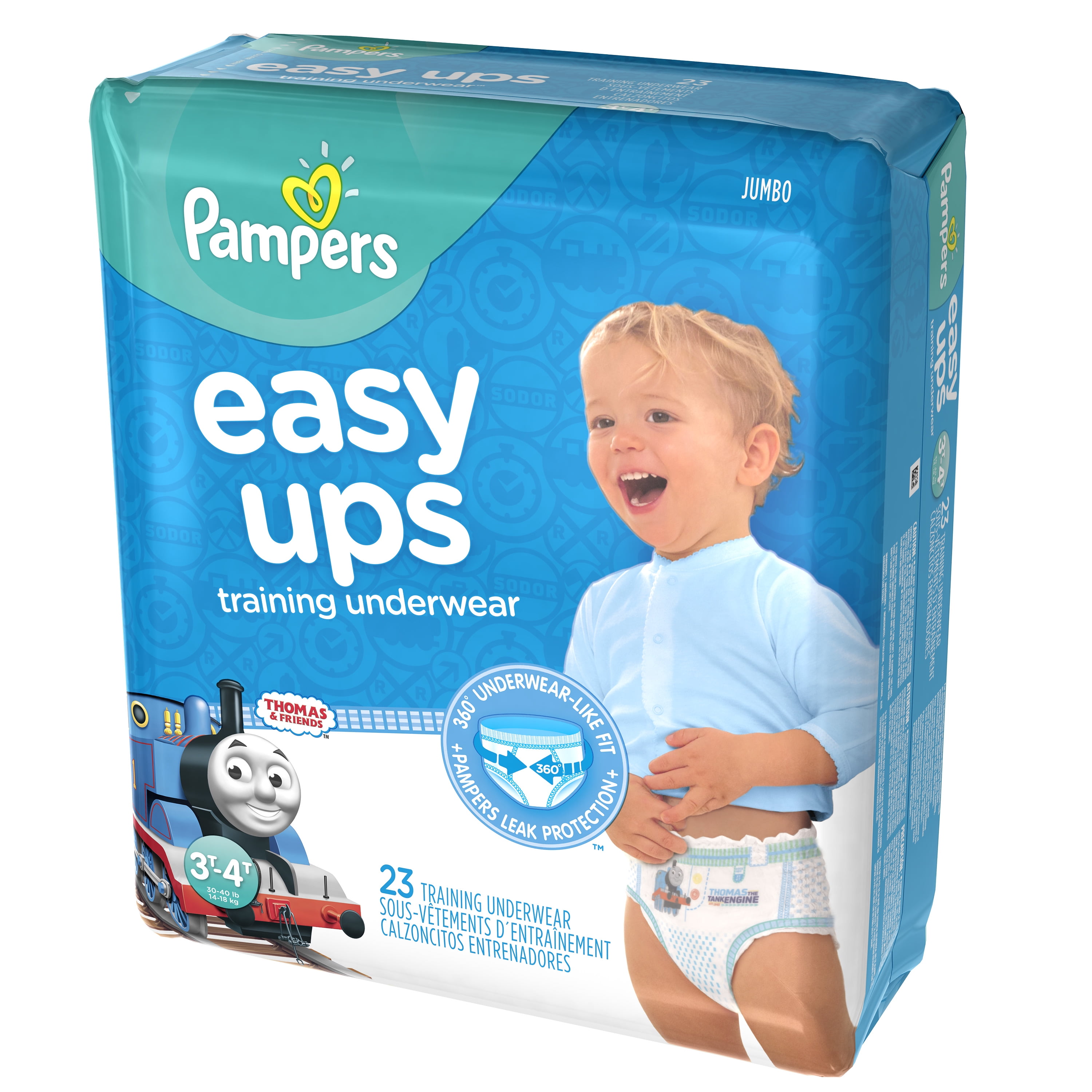 Pampers Easy Ups Training Underwear Boys Size 5 3T-4T 23 Count