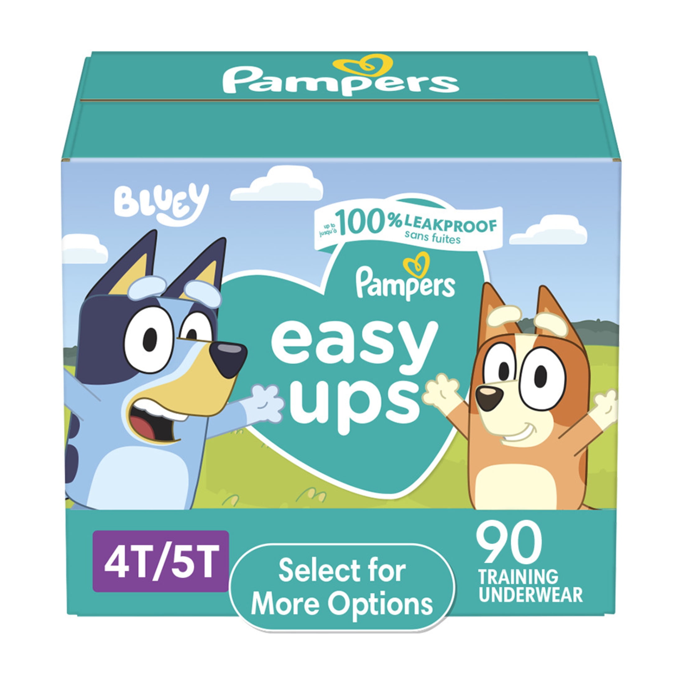 Pampers Easy Ups Bluey Training Pants for Toddler Boys