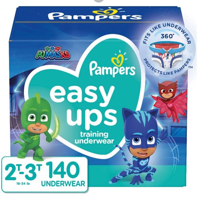 Pampers Easy Ups Pull Ups Training Underwear for Boys (Choose Size