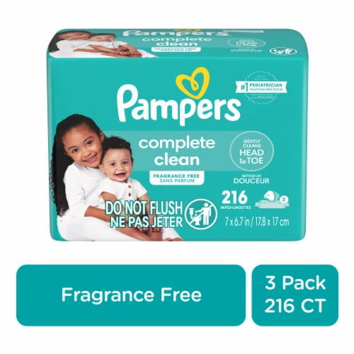 Pampers Fragrance Free Baby Wipes - Walmart.com