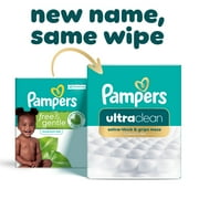 Pampers Free & Gentle Ultra Clean Baby Wipes, 2-Pack 126 Wipes (Select for More Options)