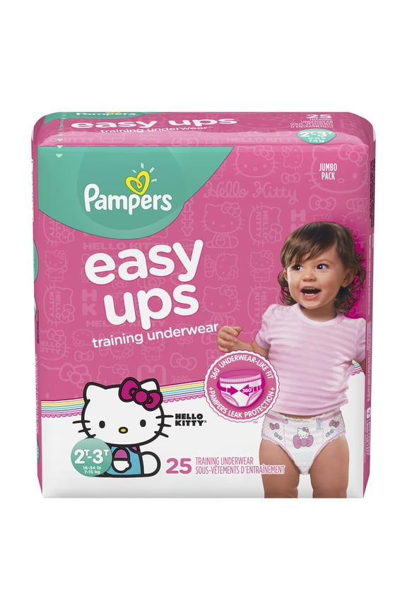 Girls Easy Ups Toddler Training Pants 2T-3T 4T-5T