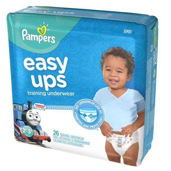 Pampers Easy Ups Training Underwear Boys Size 4 2T-3T 26 Count
