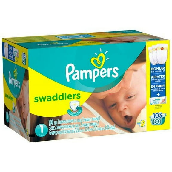 Pampers Pampswd S1 Sp Inpk 100ct