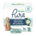 Pampers Pure Protection Diapers Size 2, 74 Count, Shea Butter Enriched