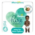 thumbnail image 1 of Pampers Pure Protection Natural Diapers, 22 Count (Select for More Options), 1 of 14