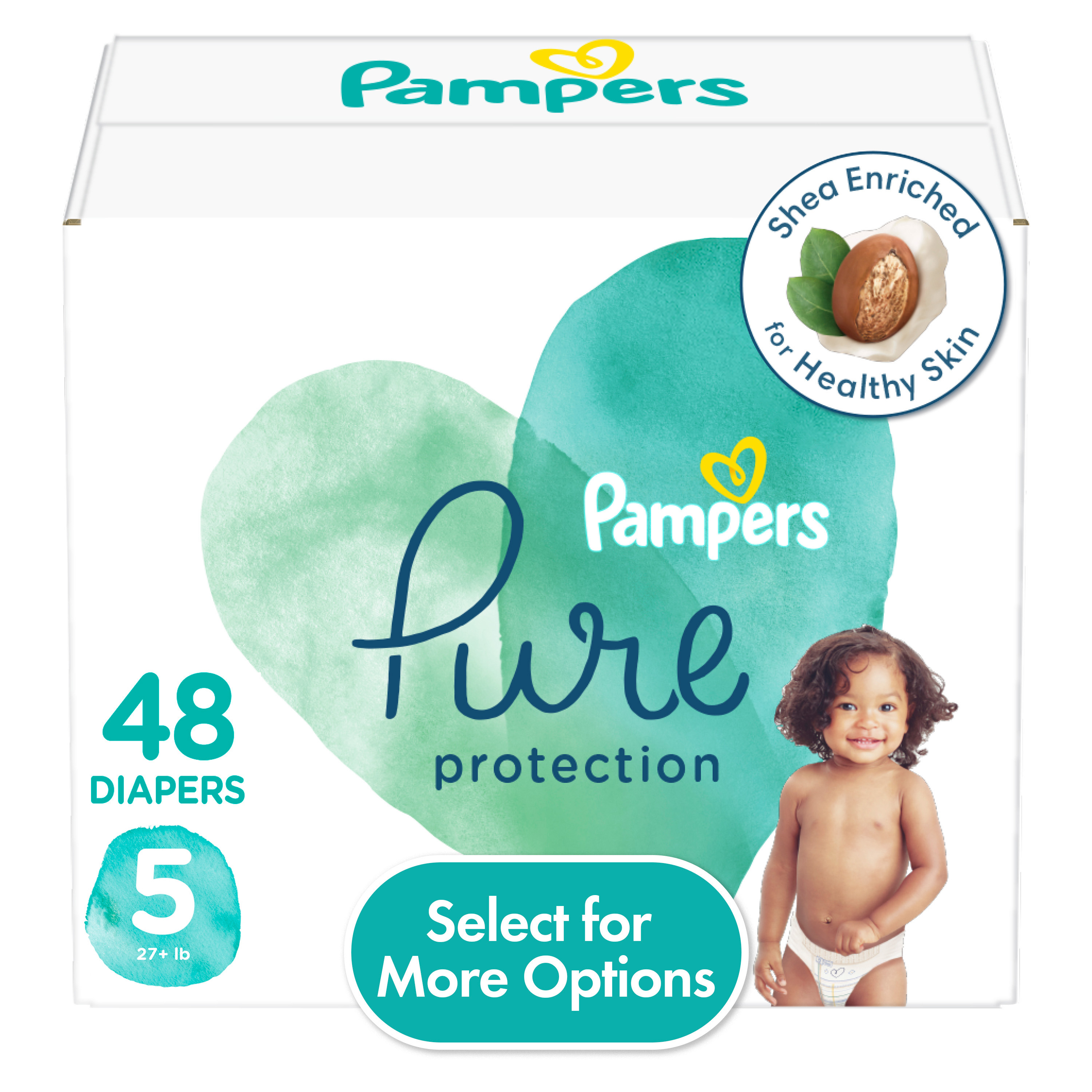 Pampers Aqua Pure Baby Wipes 6X FlipTop Packs 336 Wipes (Select for More Options)