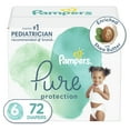 thumbnail image 1 of Pampers Pure Diapers Size 6, 72 Count (Select for More Options), 1 of 16