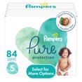 thumbnail image 1 of Pampers Pure Protection Natural Diapers, 84 Count (Select for More Options), 1 of 14