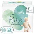 thumbnail image 1 of Pampers Pure Protection Natural Diapers, Size 4, 52 Ct, 1 of 13