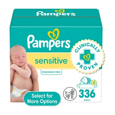 Pampers Sensitive Baby Wipes 336 Total Wipes (Choose Your Count)