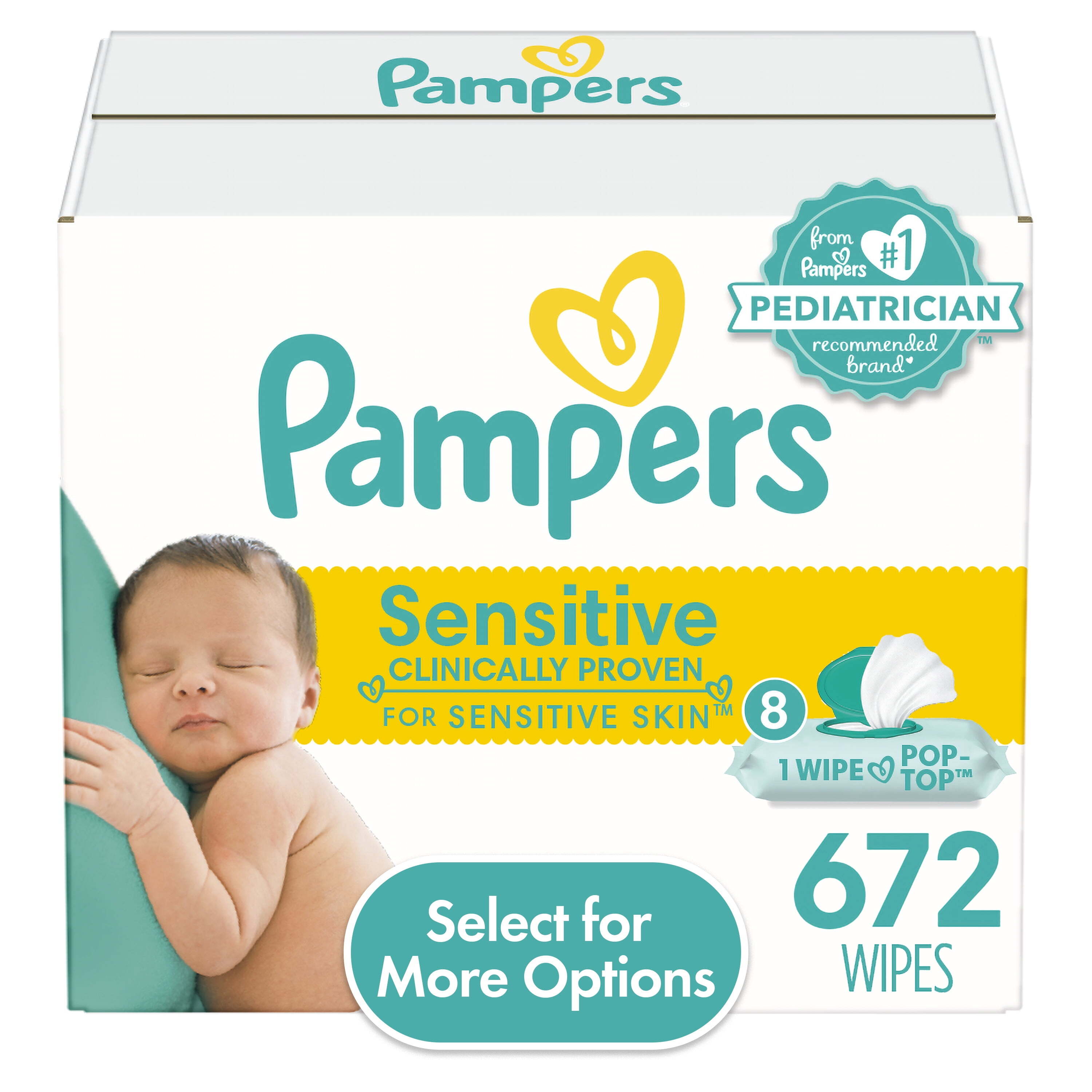 Pampers Swaddlers Overnights Diapers, Size 4, 58 Ct - Walmart.com