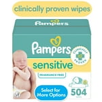 Pampers Sensitive Wipes - 504 Count