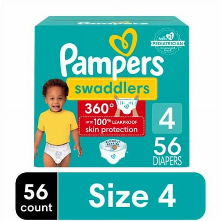 Pampers Swaddlers 360 Pull-On Diapers, Size 4 (22-37lbs)